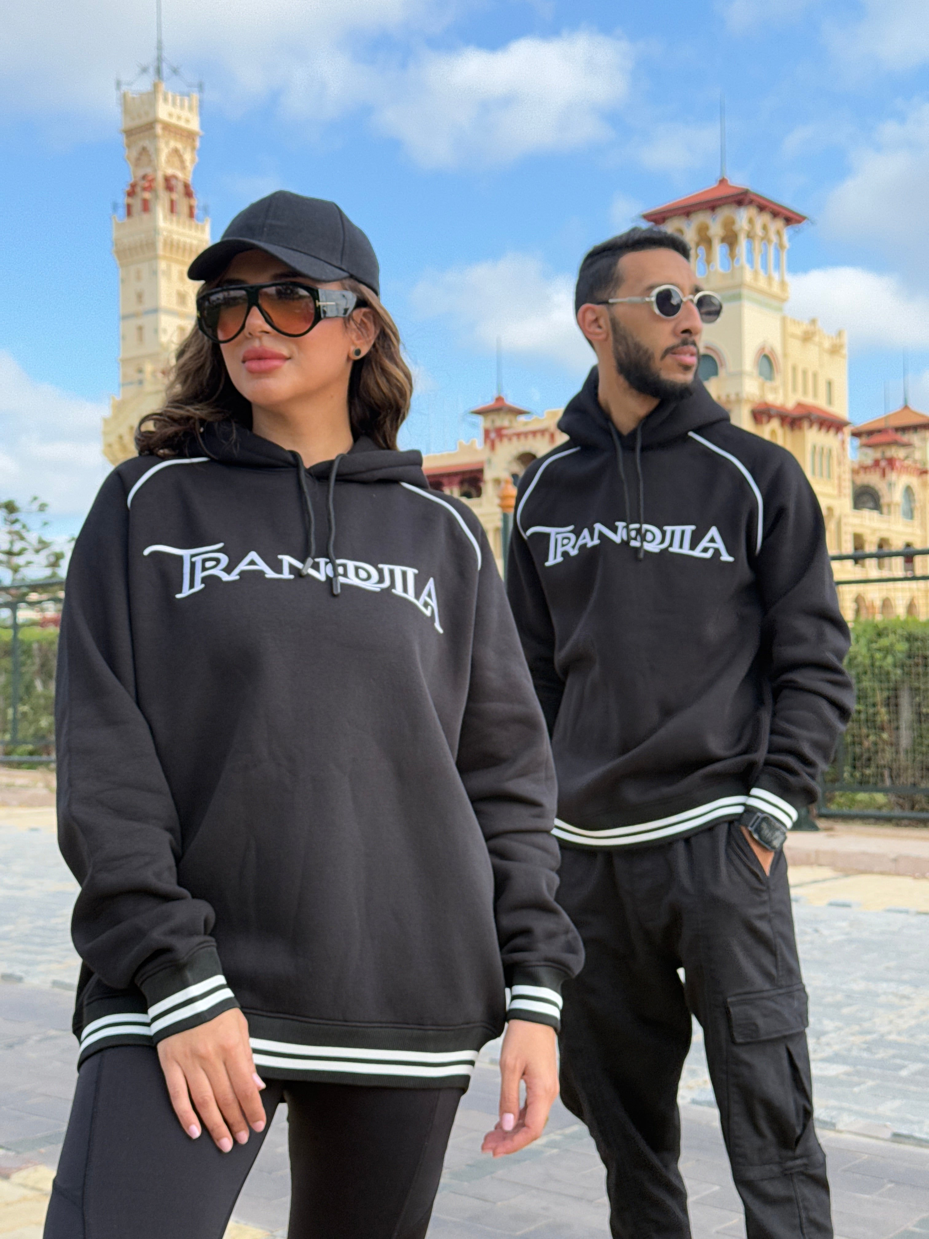 Uni-Sex Relaxed OverSized Black Hoodie