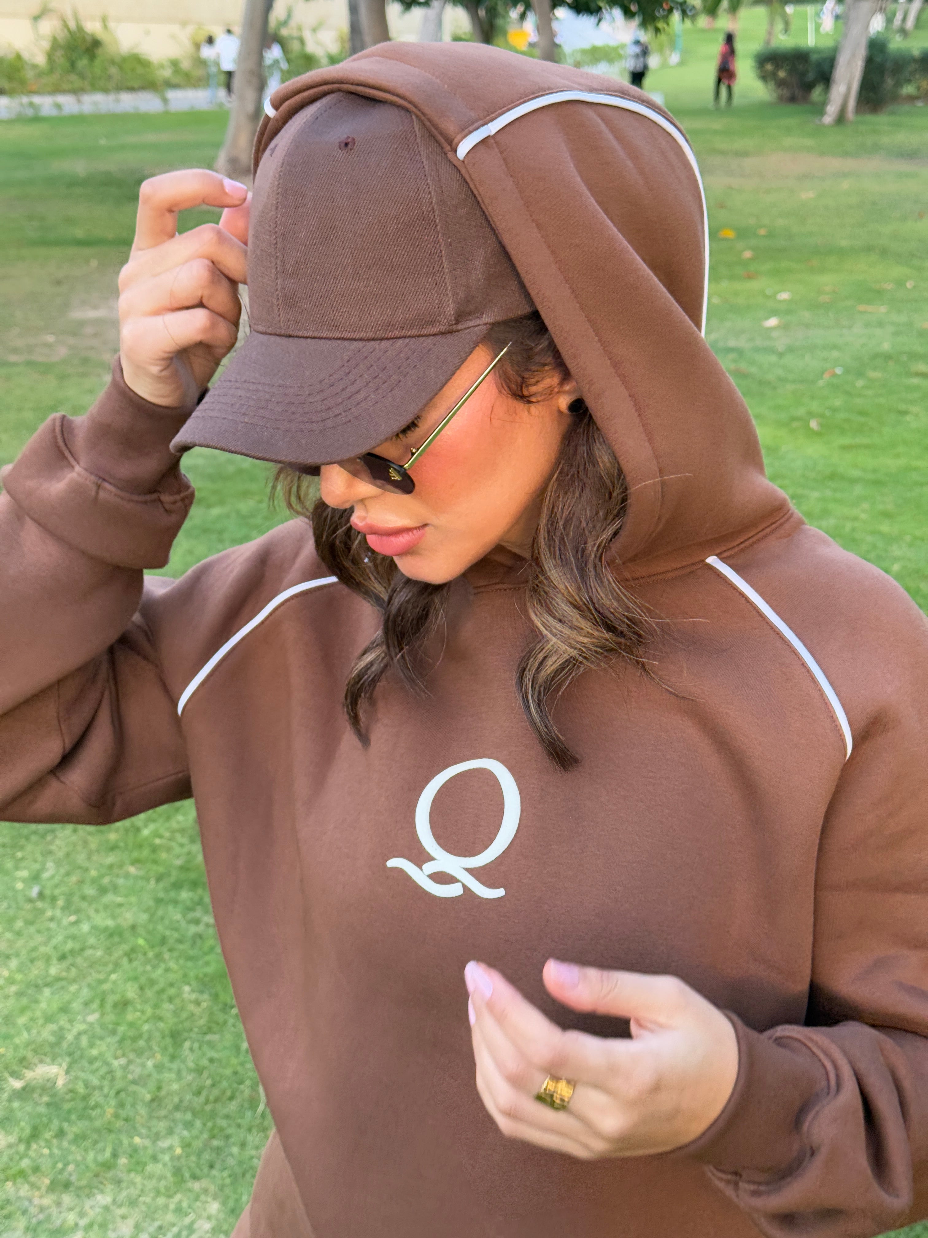 Uni-Sex Relaxed OverSized Brown Hoodie
